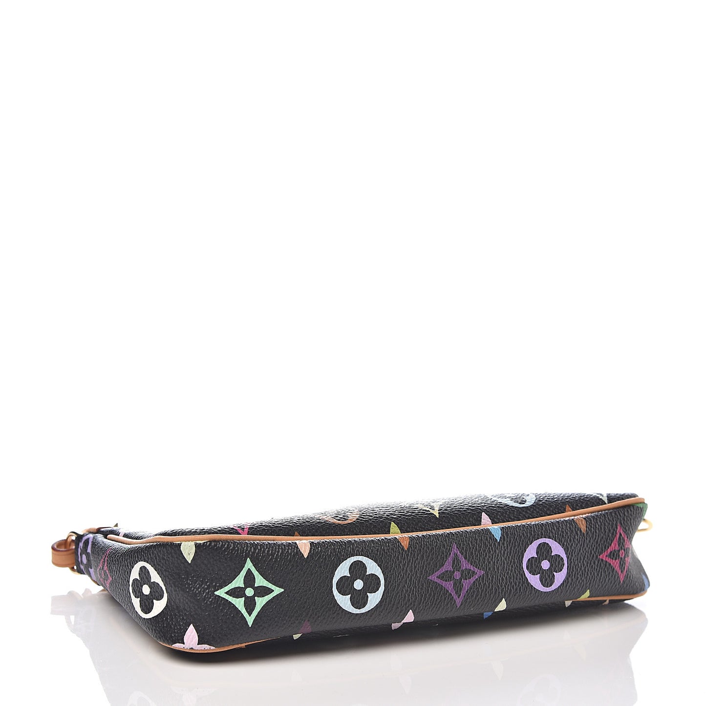 Monogram Multicolor Pochette Accessories Black