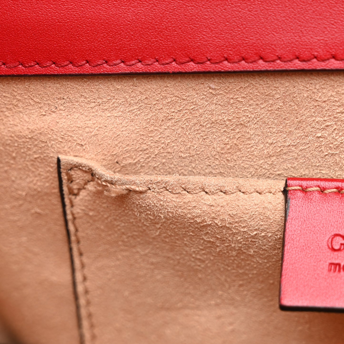 Guccissima Small Padlock Shoulder Bag Hibiscus Red