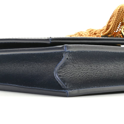 Saint Laurent Smooth Calfskin Classic Monogram Kate Tassel Chain Wallet Black 6 of 11