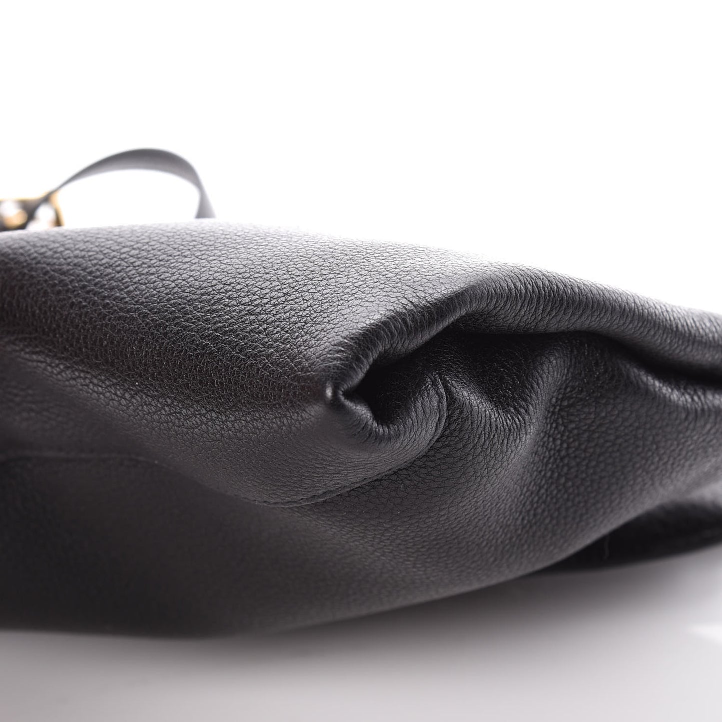 Vitello Daino Crossbody Bag Black