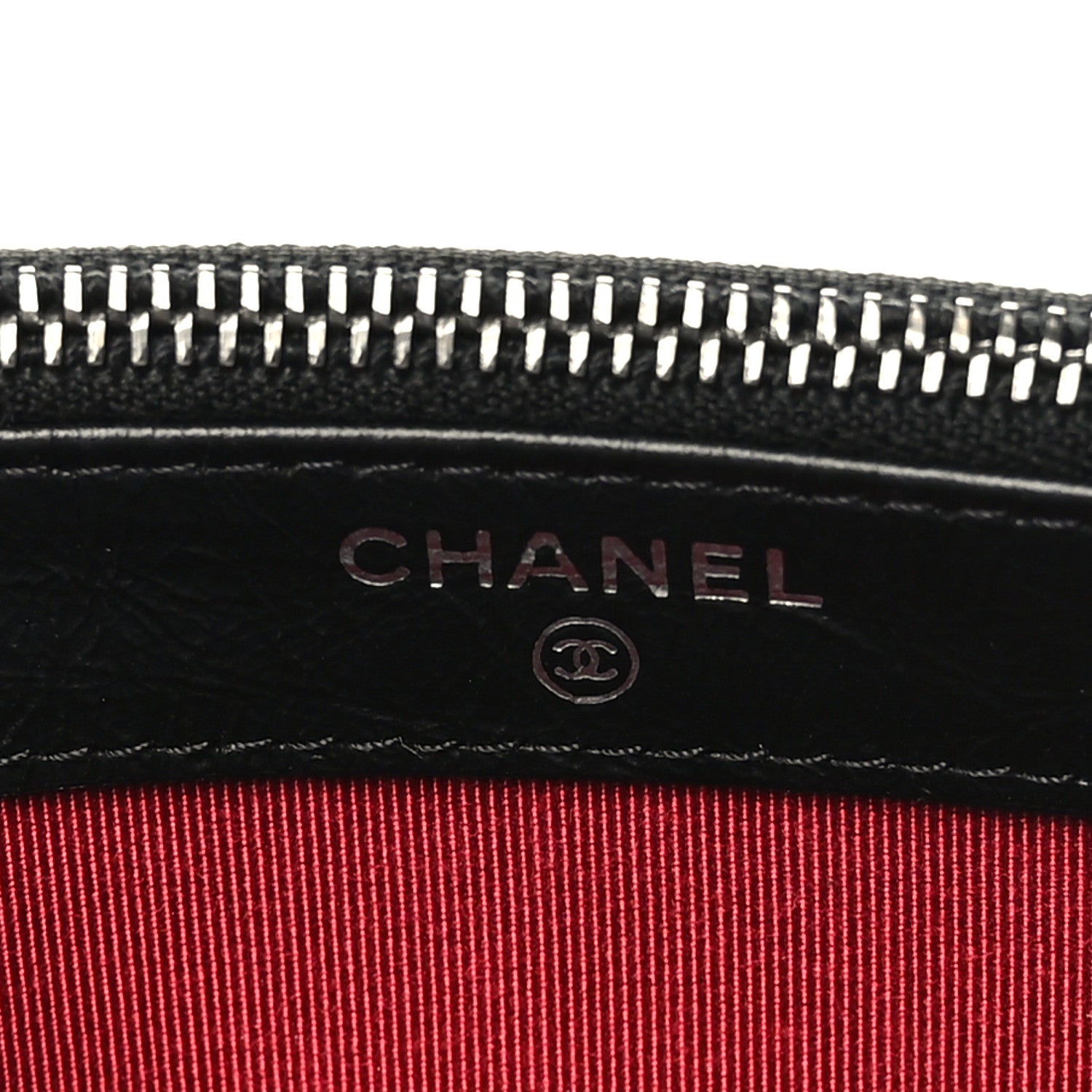 Chanel Aged Calfskin Quilted Small Gabrielle Clutch With Chain Black 8 of 11