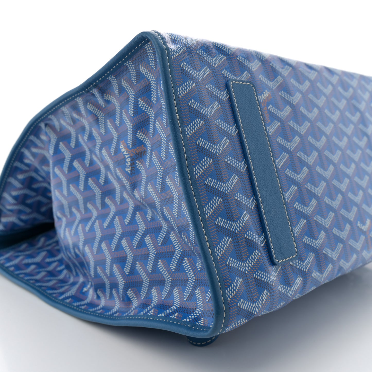 Goyardine Saint Leger Soft Briefcase Backpack Sky Blue