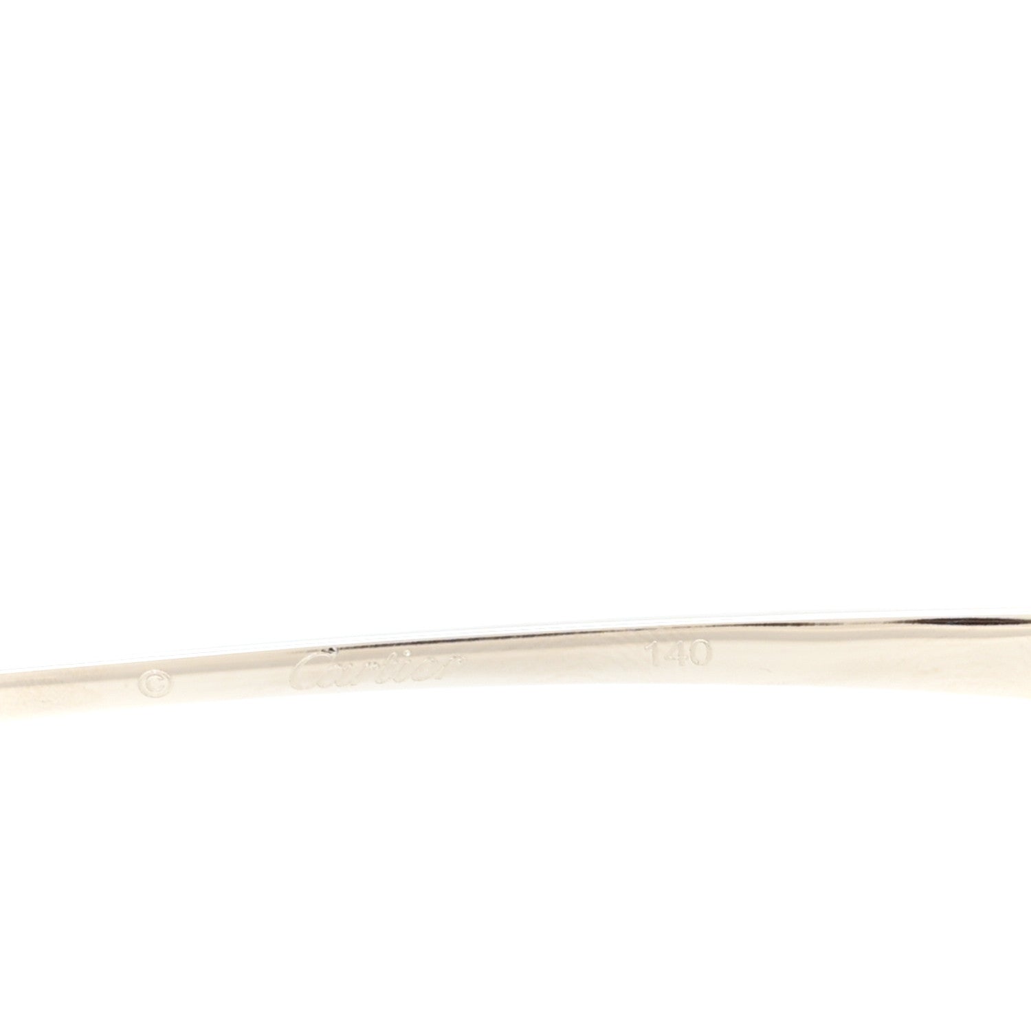 Cartier Metal Panthère de Cartier Square Sunglasses Grey 5 of 9