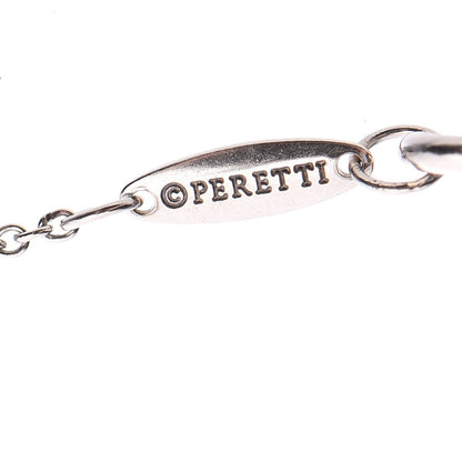 Tiffany Sterling Silver Diamond .05ct Elsa Peretti Diamonds by the Yard Pendant Necklace 9 of 9