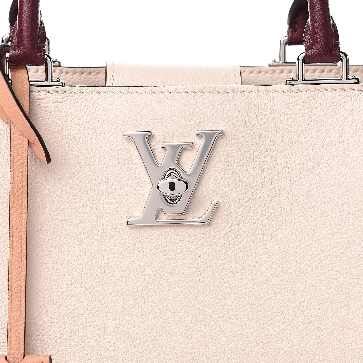 Louis Vuitton Calfskin Lockme Day Rose Silk Quartz Calla 9 of 10