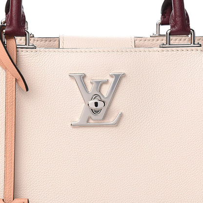 Louis Vuitton Calfskin Lockme Day Rose Silk Quartz Calla 9 of 10