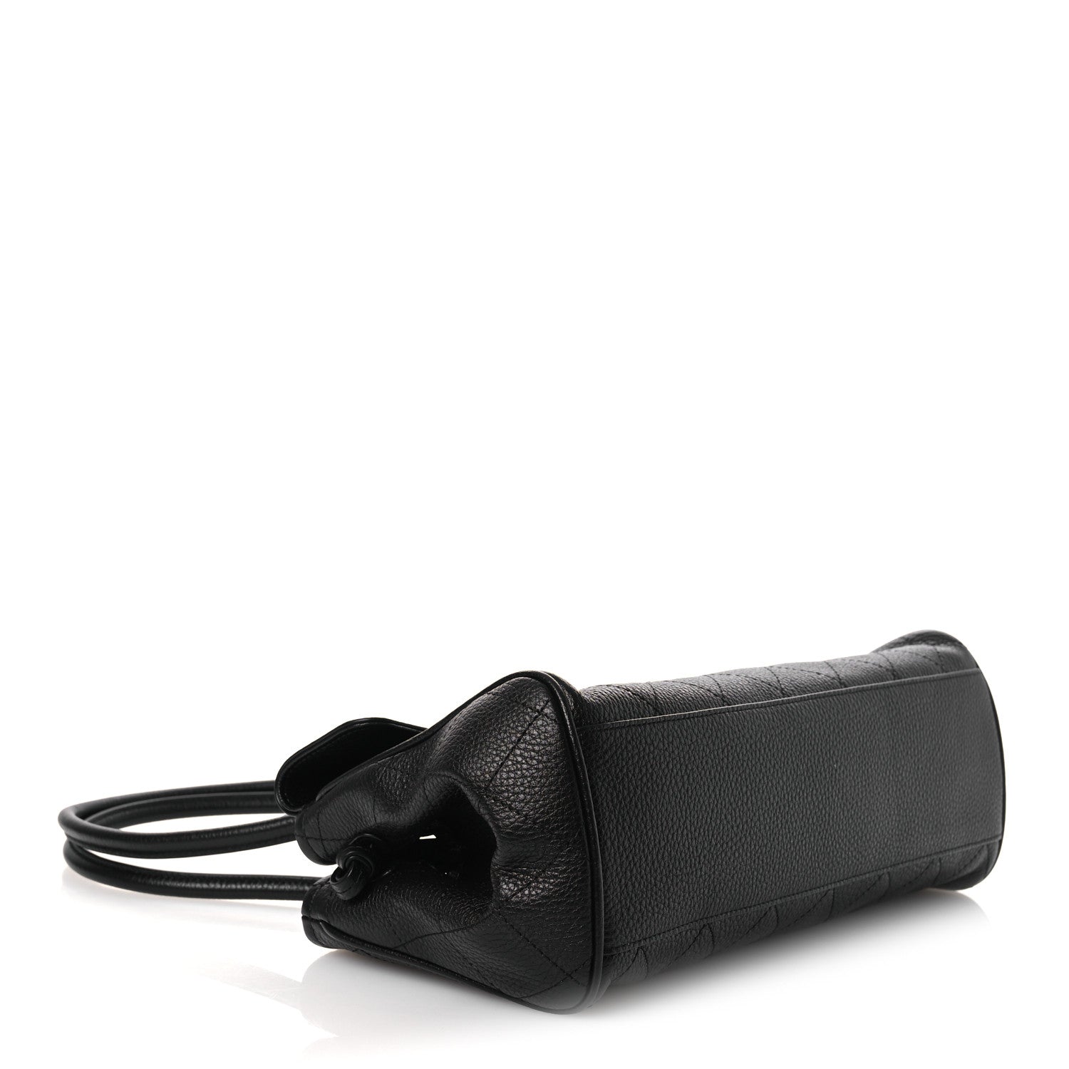 Chanel Grained Calfskin Stitched Urban Essentials Small Shopping Bag Black 4 of 11