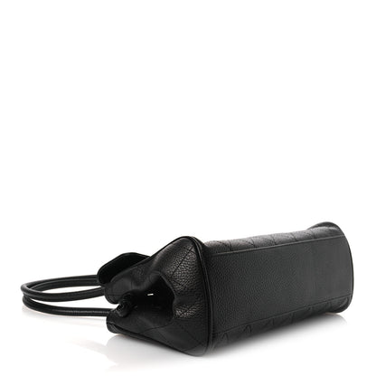 Chanel Grained Calfskin Stitched Urban Essentials Small Shopping Bag Black 4 of 11