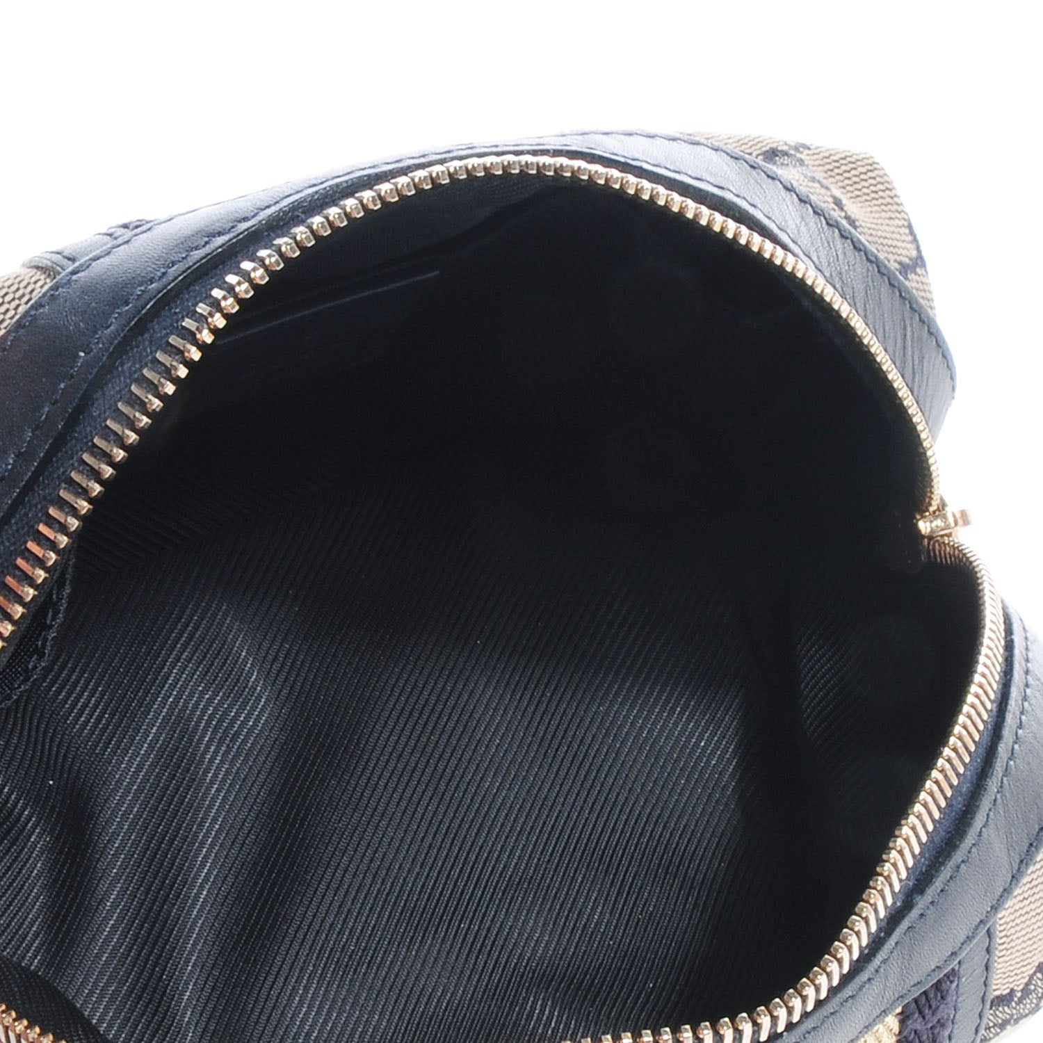 Gucci Monogram Web Small Cosmetic Case Navy 5 of 7