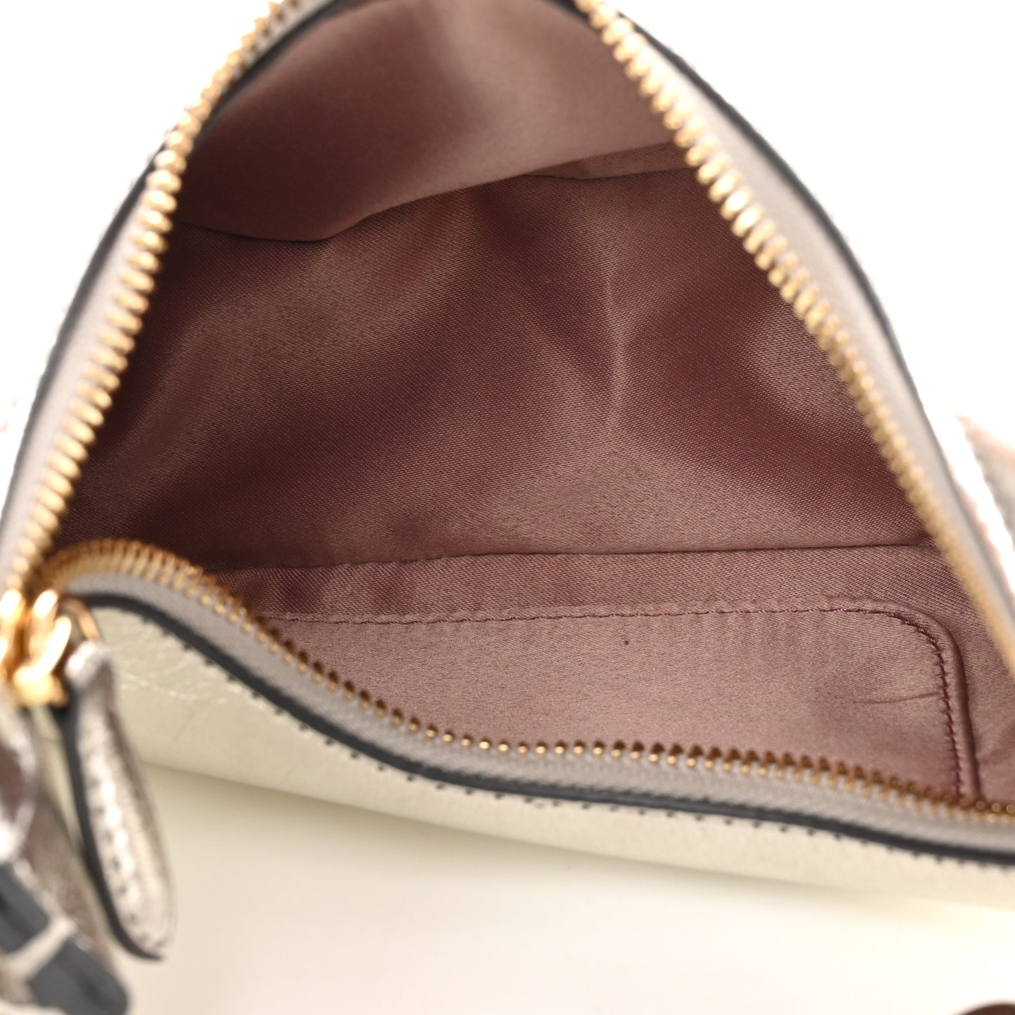Eco Alter Nappa Mini Frayme Shoulder Bag Silver