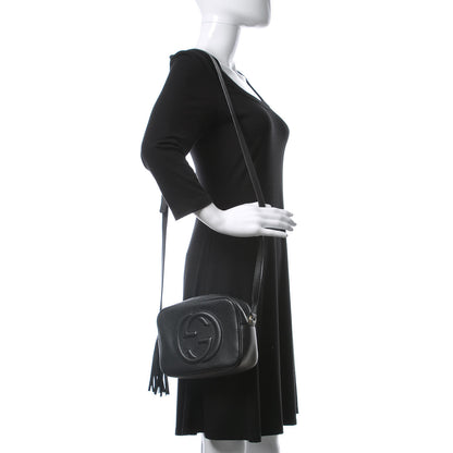 Gucci Pebbled Calfskin Small Soho Disco Bag Black 2 of 9