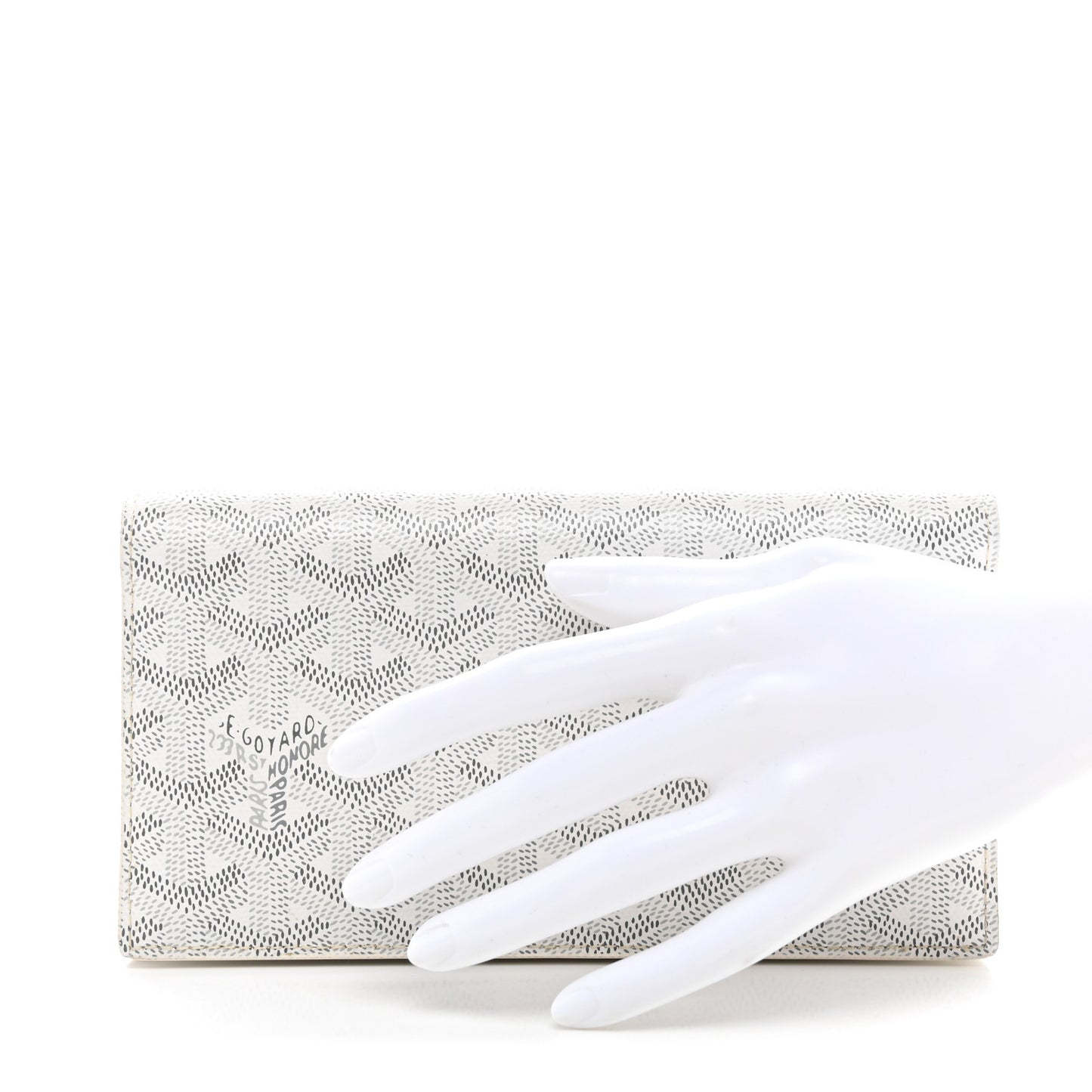 Goyardine Richelieu Wallet White