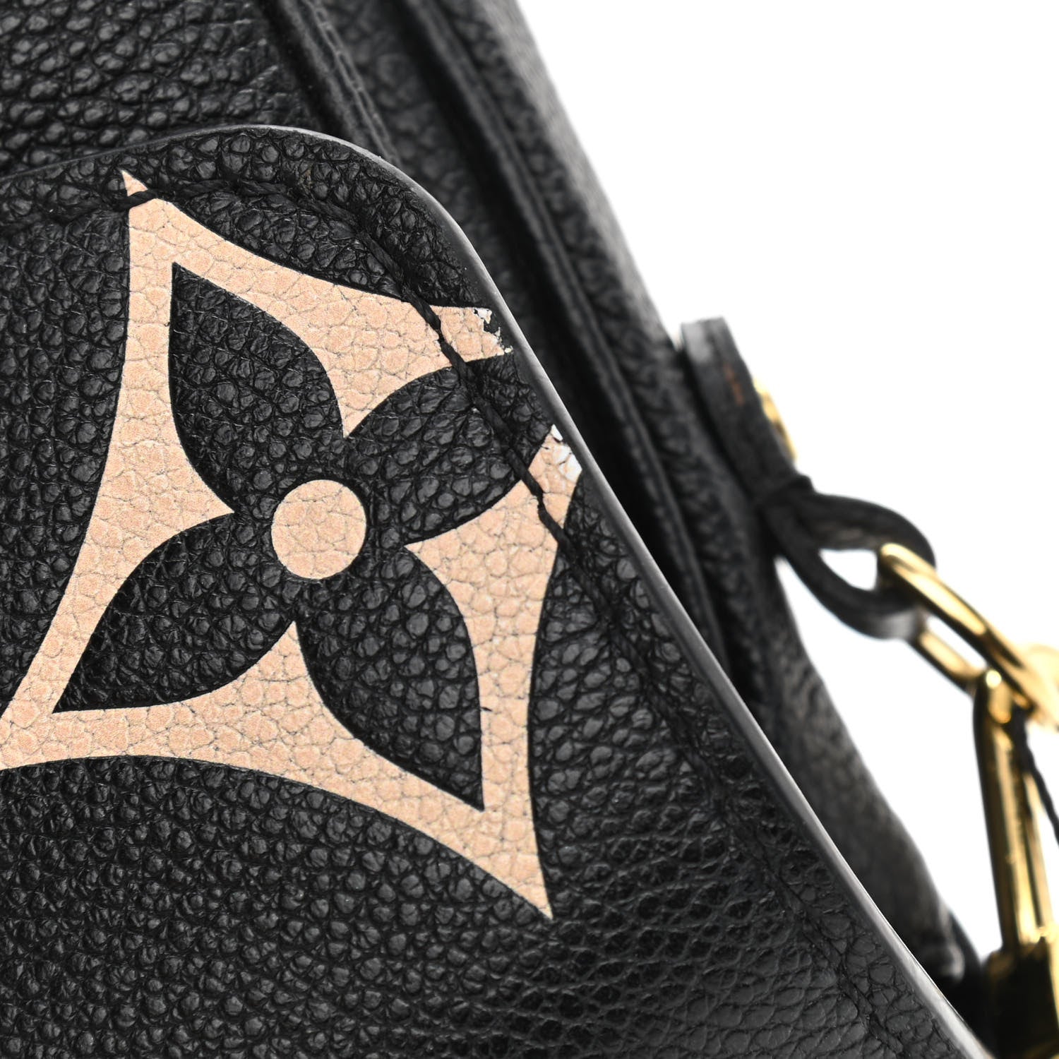 Louis Vuitton Empreinte Monogram Giant Pochette Metis Black Beige 12 of 12