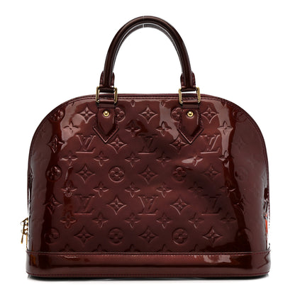 Louis Vuitton Vernis Alma PM Rouge Fauviste 1 of 15