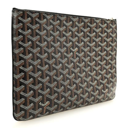 Goyard Goyardine Senat Pochette MM Black 3 of 8