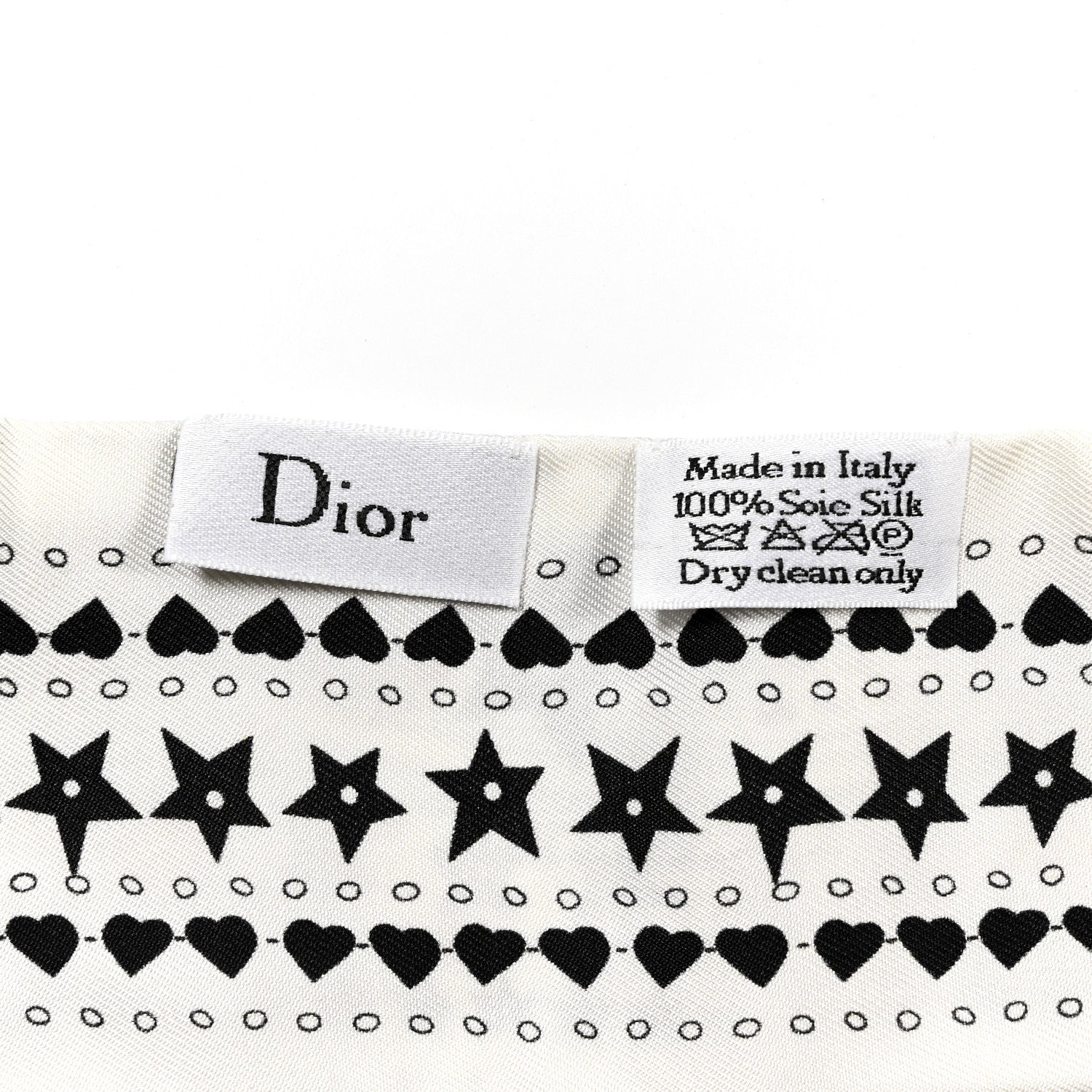 Christian Dior Silk High Priestess Tarot Mitzah Scarf Off White 4 of 4