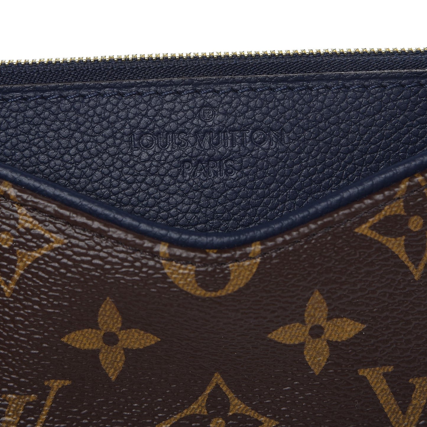 Monogram Pallas Clutch Blue Marine
