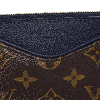 Louis Vuitton Monogram Pallas Clutch Blue Marine 6 of 9