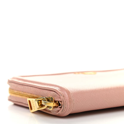 Prada Saffiano Metal Zip Around Wallet Pesco 8 of 16
