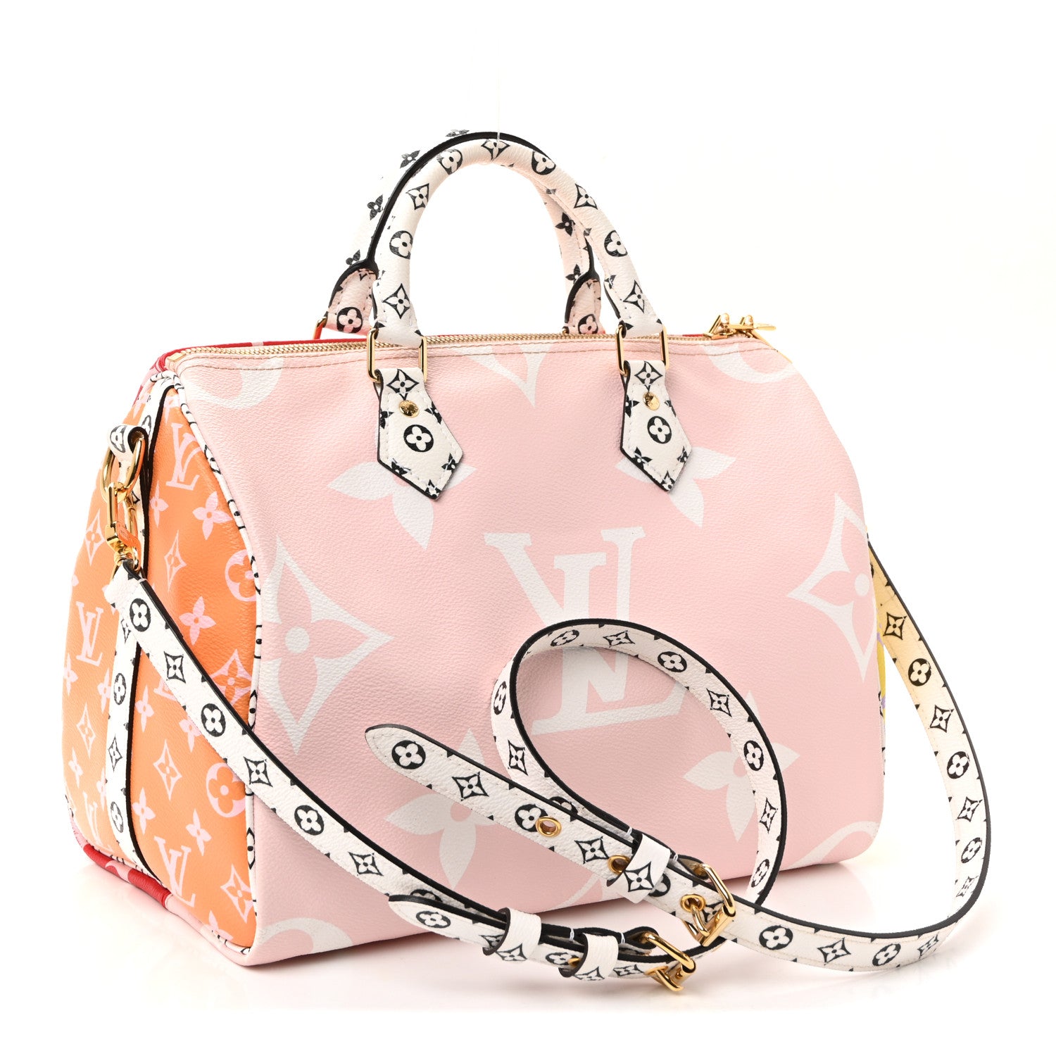 Louis Vuitton Monogram Giant Speedy Bandouliere 30 Rouge 1818216