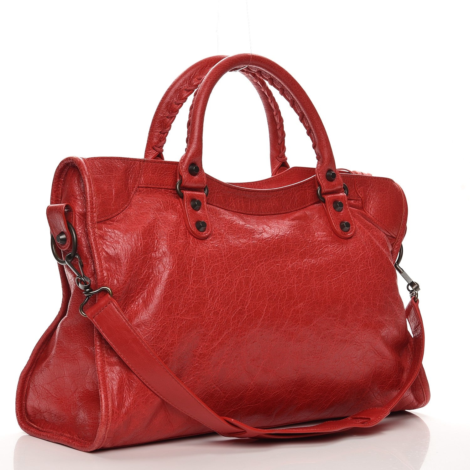 Balenciaga Agneau Classic Hardware City Rouge Cardinal 4 of 11