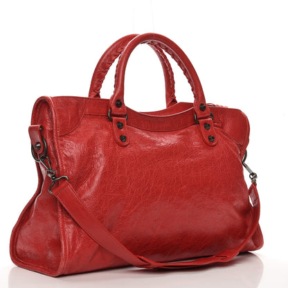 Balenciaga Agneau Classic Hardware City Rouge Cardinal 4 of 11
