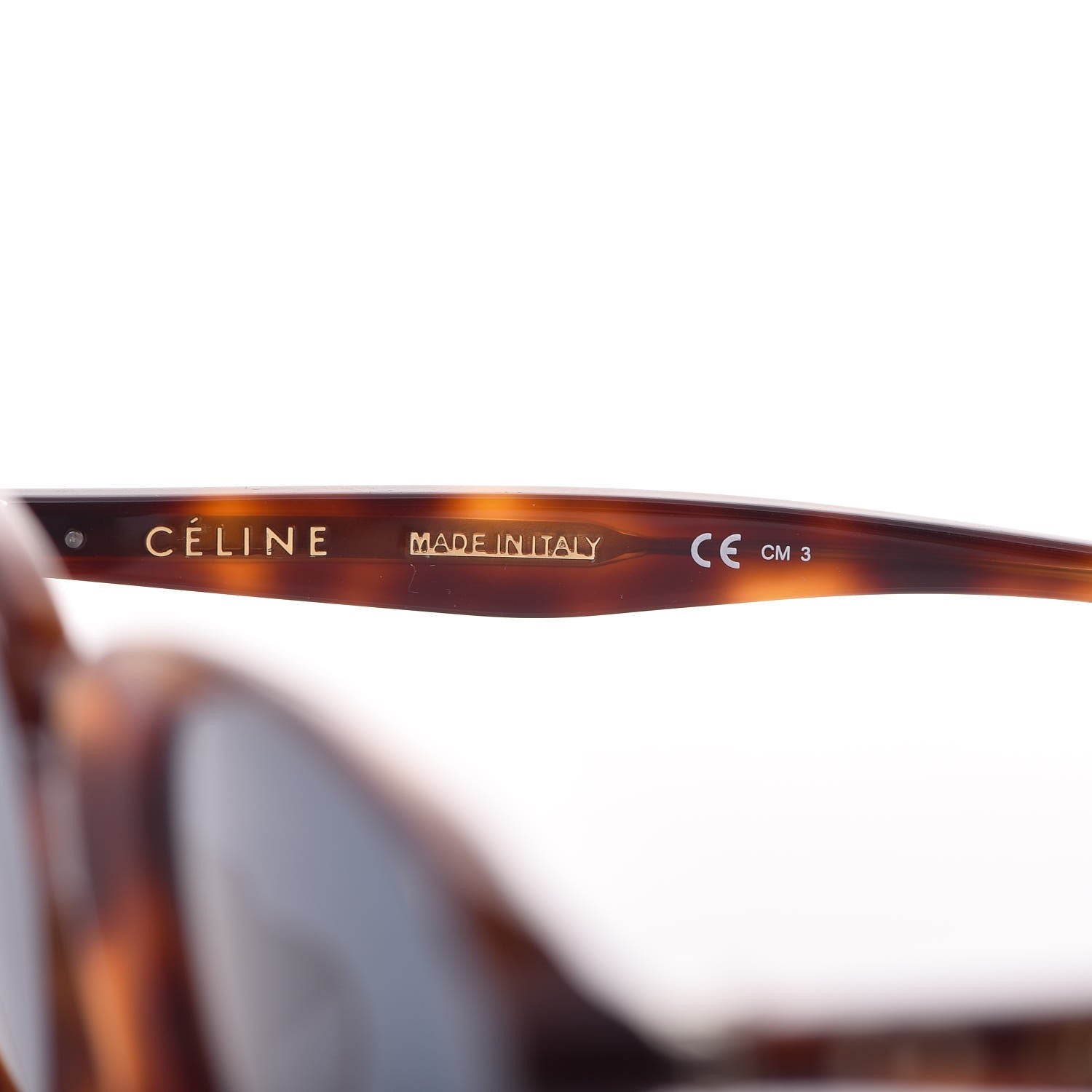 Celine Round Sunglasses CL 41453/F/S Havana 6 of 7