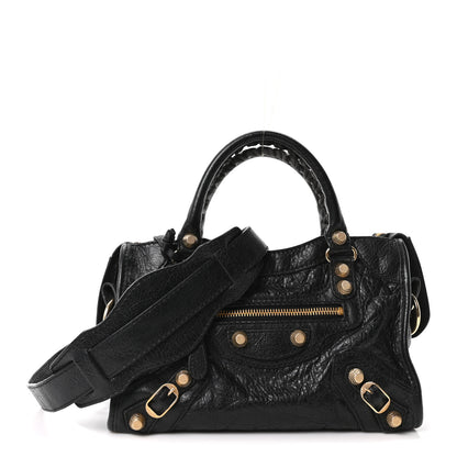 Balenciaga Agneau Giant 12 Gold Hardware Mini City Black 1 of 11