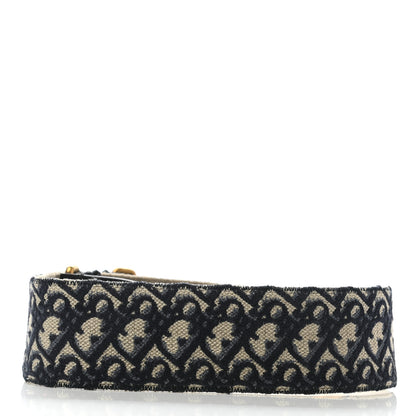 Christian Dior Oblique Shoulder Strap Blue 2 of 4