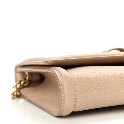 Salvatore Ferragamo Calfskin Pelletria Crossbody Bag Beige 8 of 10