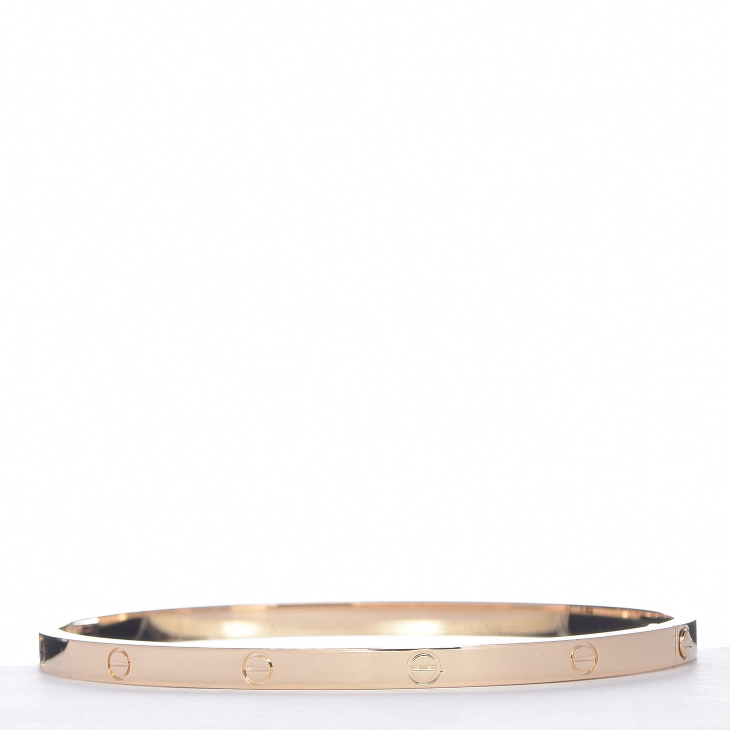 18K Yellow Gold Small LOVE Bracelet 17