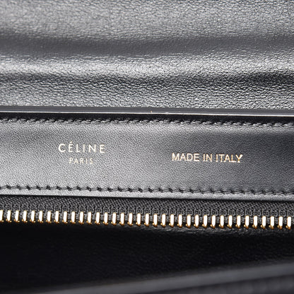 Celine Satin Calfskin Small Tri-Color Trapeze Khaki 7 of 19