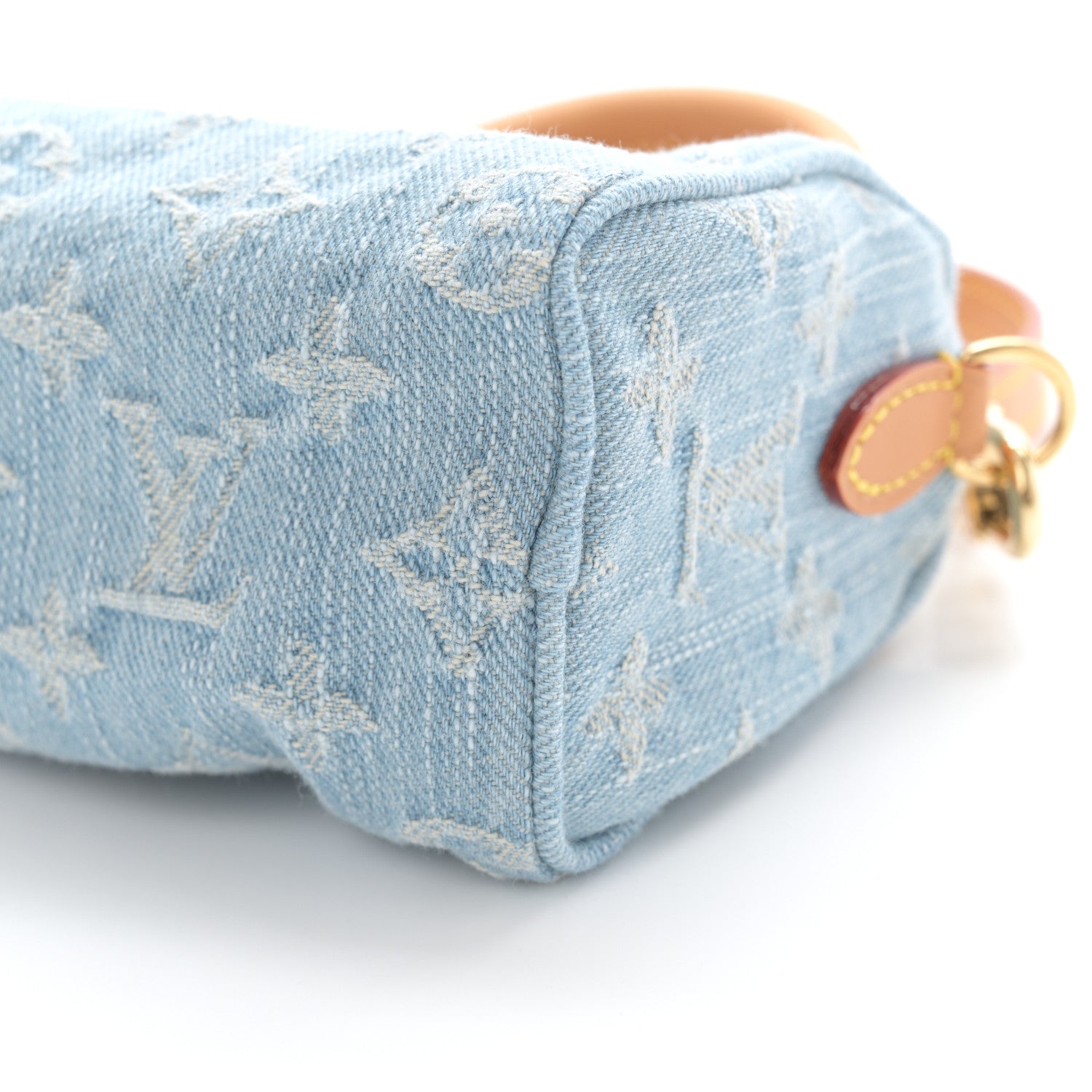 Louis Vuitton Monogram Denim Nano Speedy Sky Blue 9 of 10