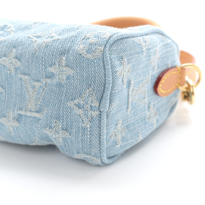 Louis Vuitton Monogram Denim Nano Speedy Sky Blue 9 of 10