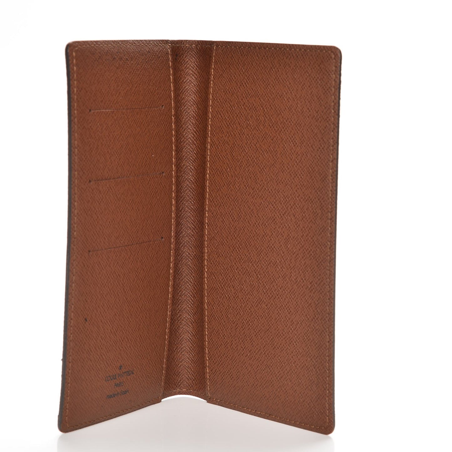 Monogram Checkbook Holder Wallet