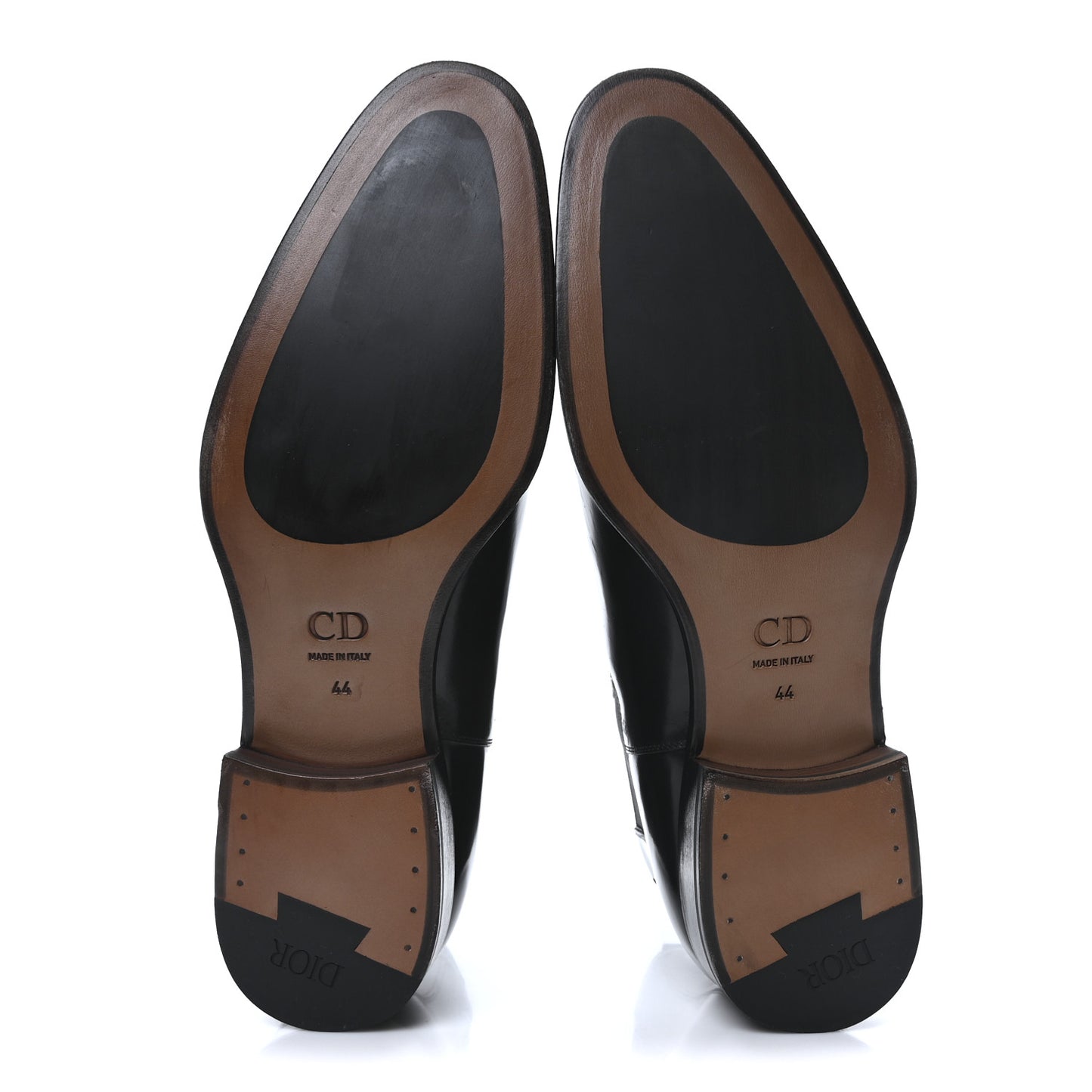 Calfskin Oblique Mens Timeless Chelsea Boots 44 Black