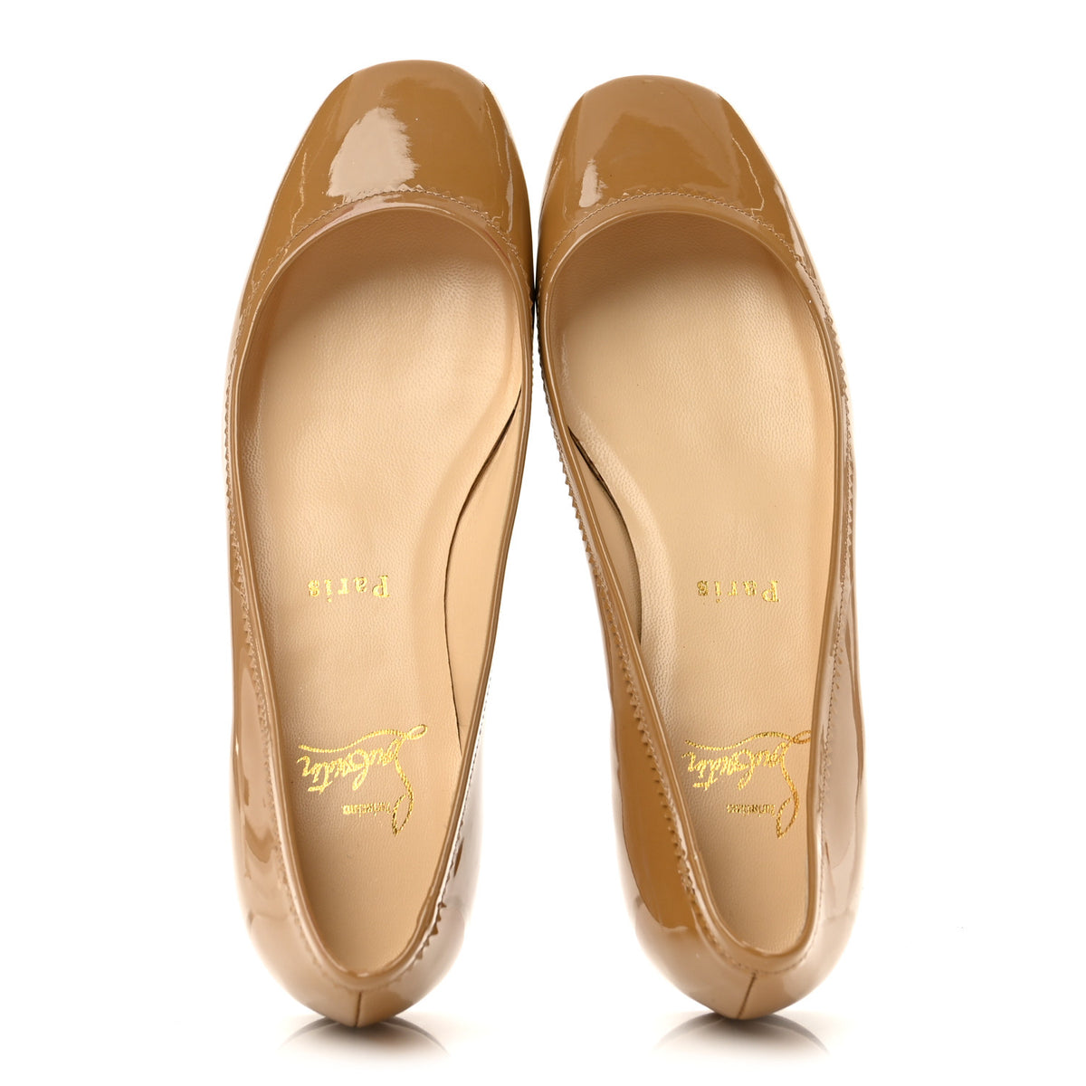 Patent Ballet Flats 37.5 Nude