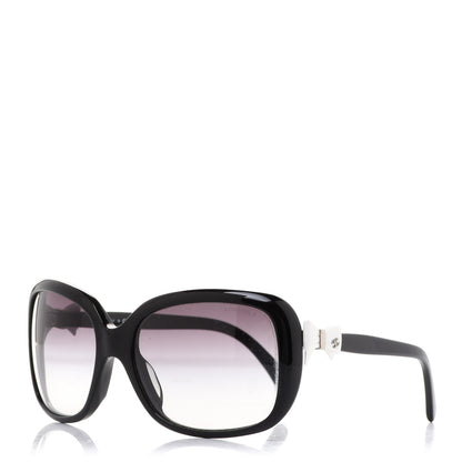 Chanel CC Bow Sunglasses 5171 Black White 1 of 8