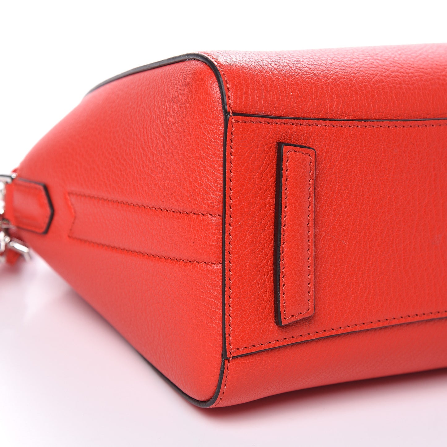 Sugar Goatskin Mini Antigona Pop Red