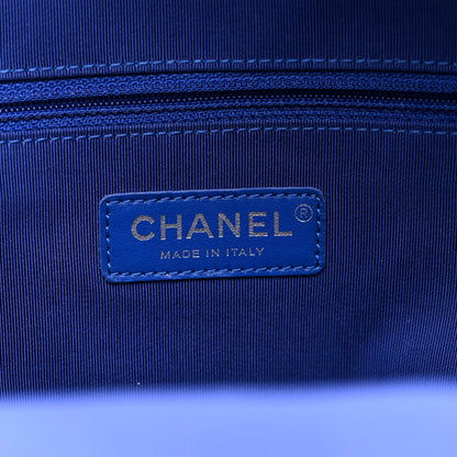 Chanel Canvas Cruise La Pausa Print Backpack Blue Multicolor 5 of 9