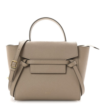 Celine Grained Calfskin Nano Belt Bag Light Taupe 1 of 10