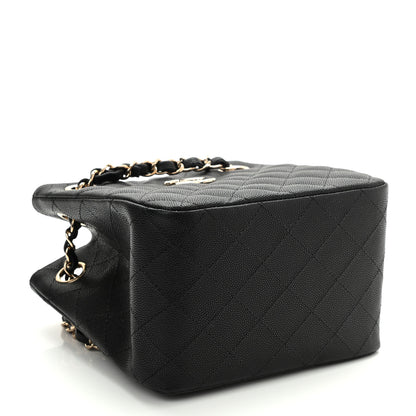 Chanel Caviar Quilted Mini Bucket Bag Black 4 of 11