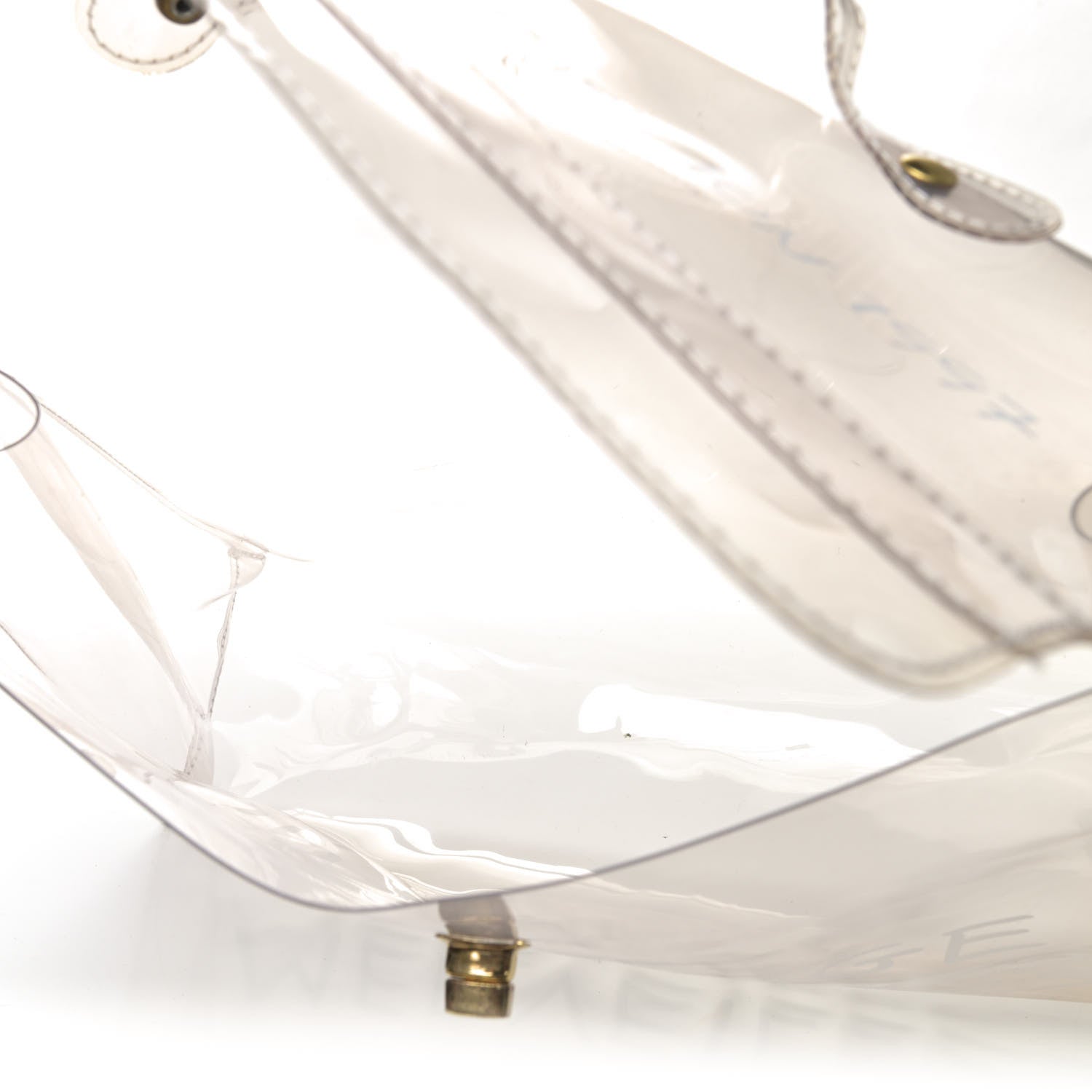 Hermes Vinyl Souvenir De L'Exposition Kelly Transparent 4 of 6