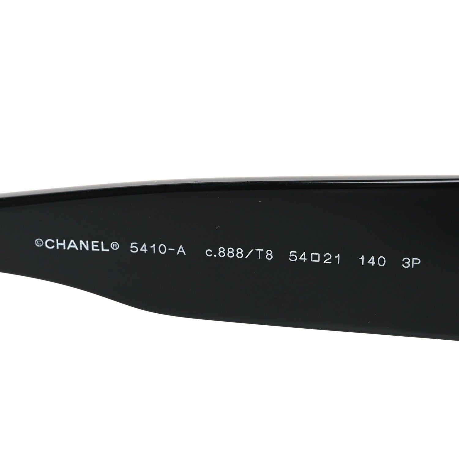 Chanel Acetate Polarized Round Sunglasses 5410-A Black 6 of 7