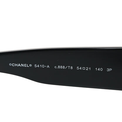 Chanel Acetate Polarized Round Sunglasses 5410-A Black 6 of 7