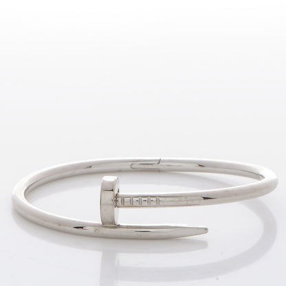 Cartier 18K White Gold Juste Un Clou Bracelet 16 3 of 6