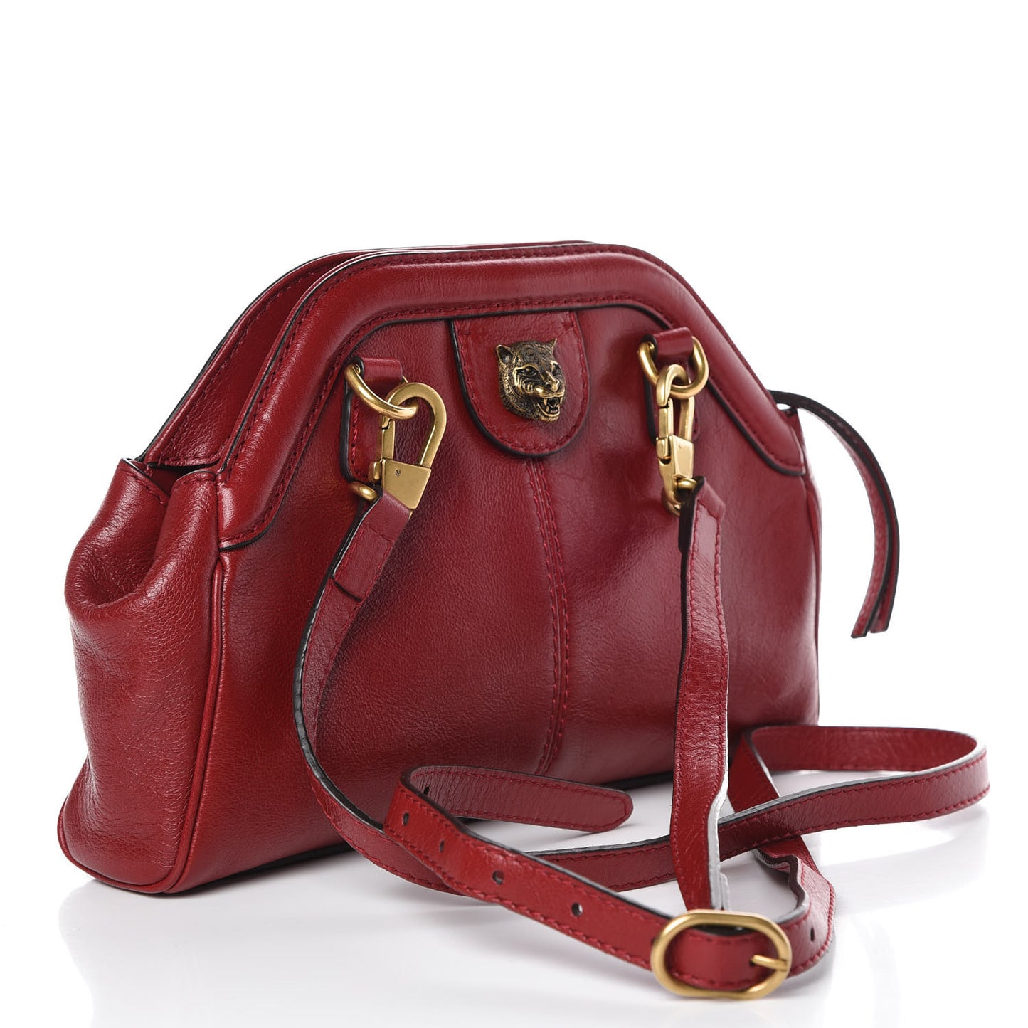 Piuma Lux Calfskin Small Re(Belle) Crossbody Bag Romantic Cerise