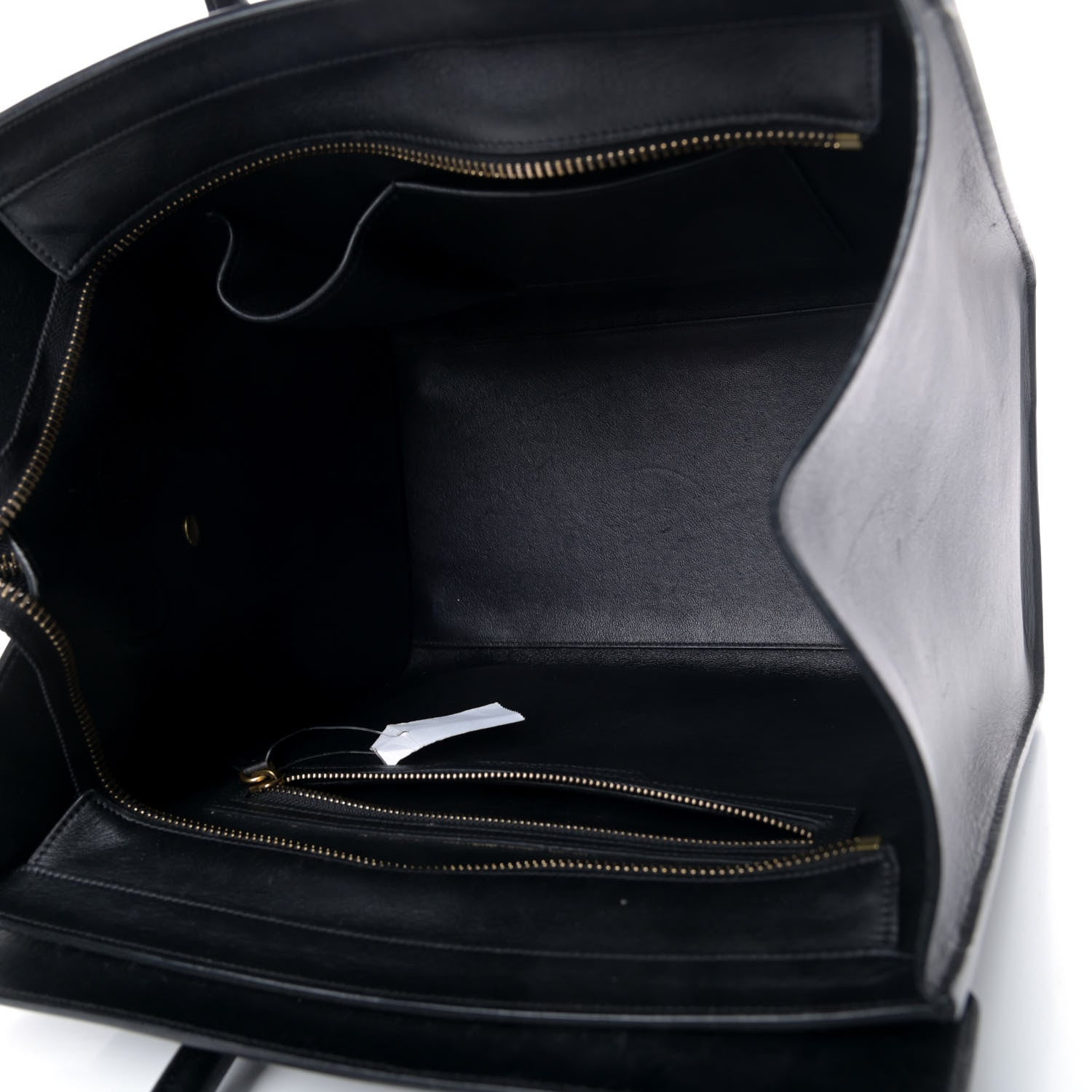 Celine Smooth Calfskin Mini Luggage Black 4 of 4