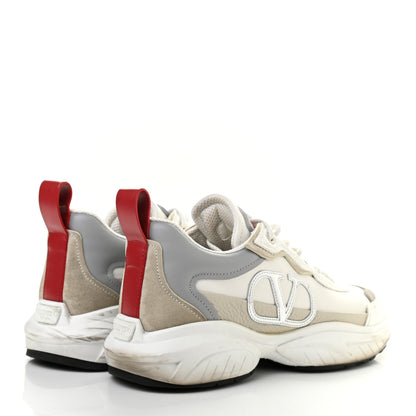 Valentino Garavani Calfskin Split Shegoes Sneakers 36.5 Ghiaccio White 4 of 14