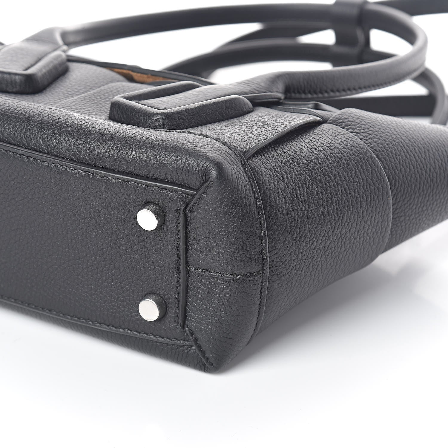 Bottega Veneta Grained Calfskin Maxi Intrecciato Arco 29 Black 9 of 9
